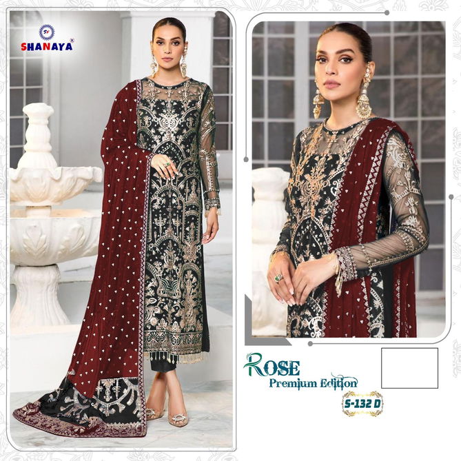 Rose Premium Edition S 132 By Shanaya Pakistani Suit Catalog